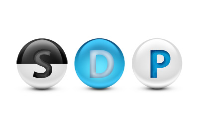 Glossy spheres psd material